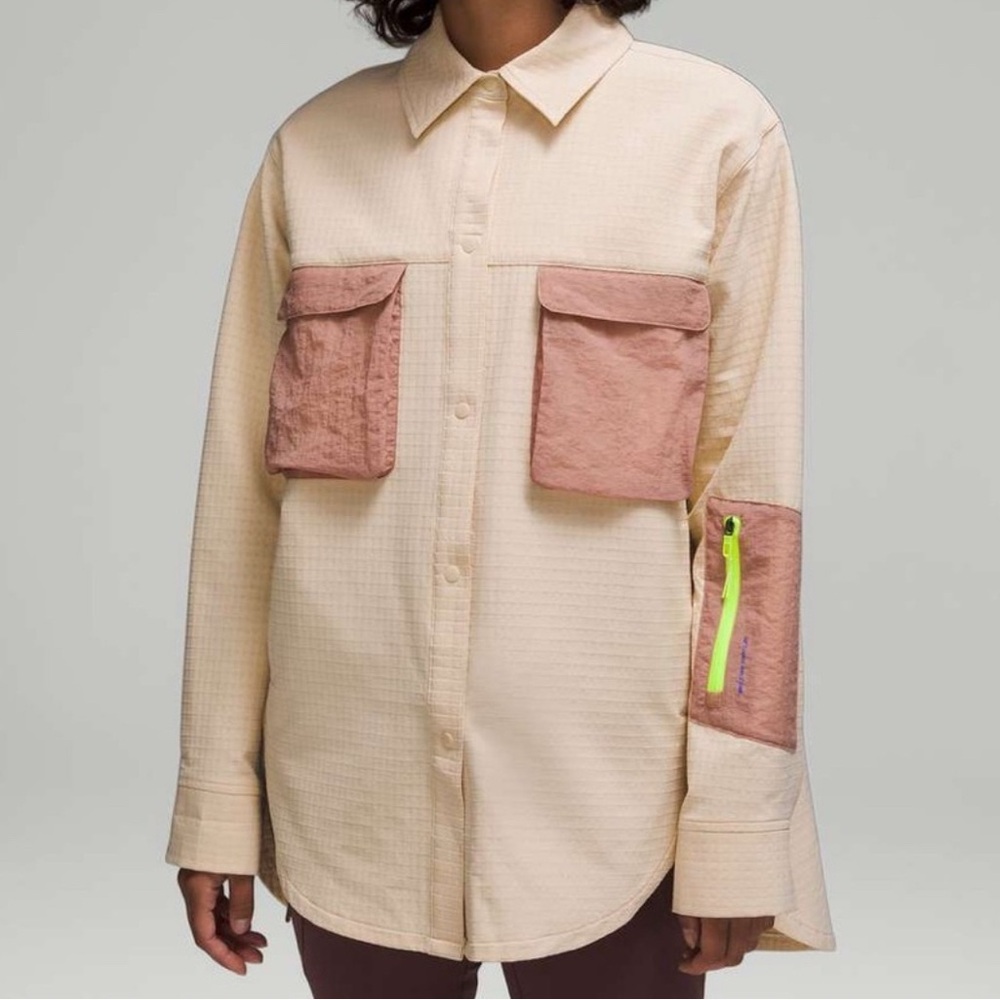 Lululemon Grid Fleece Hiking Overshirt
